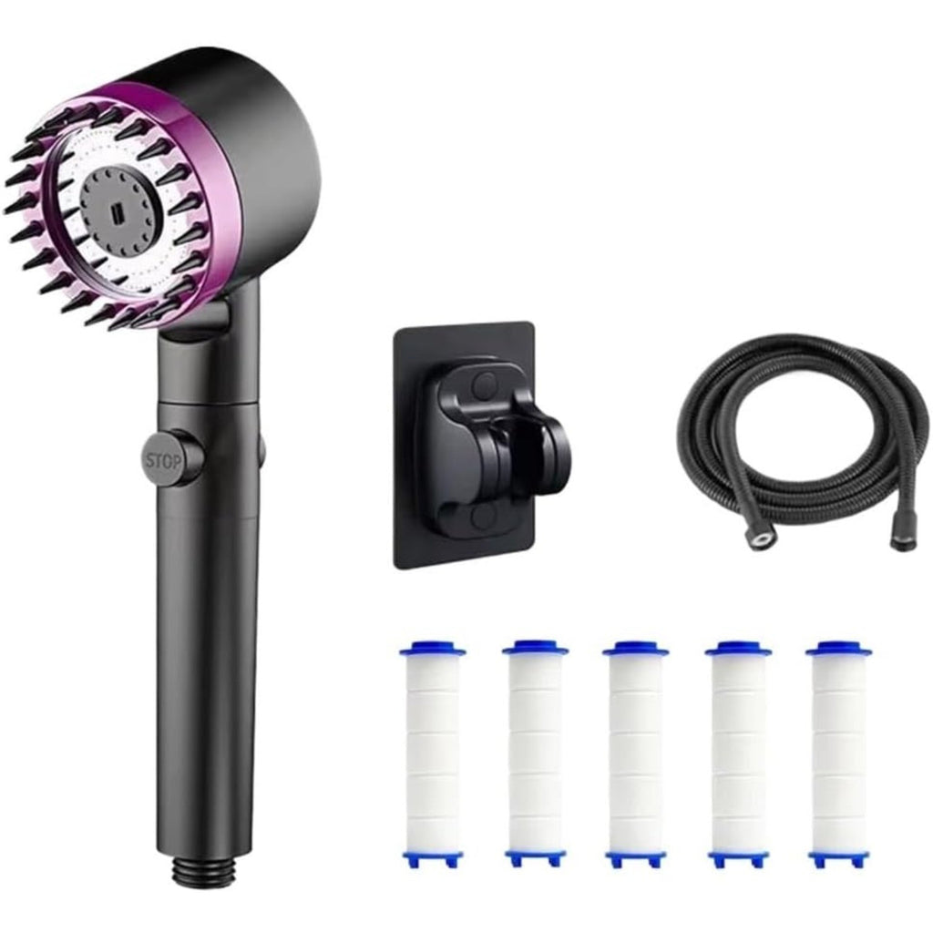 3 Modes Of Portable Shower Knobs Replacement Parts And 8 Shower Filters