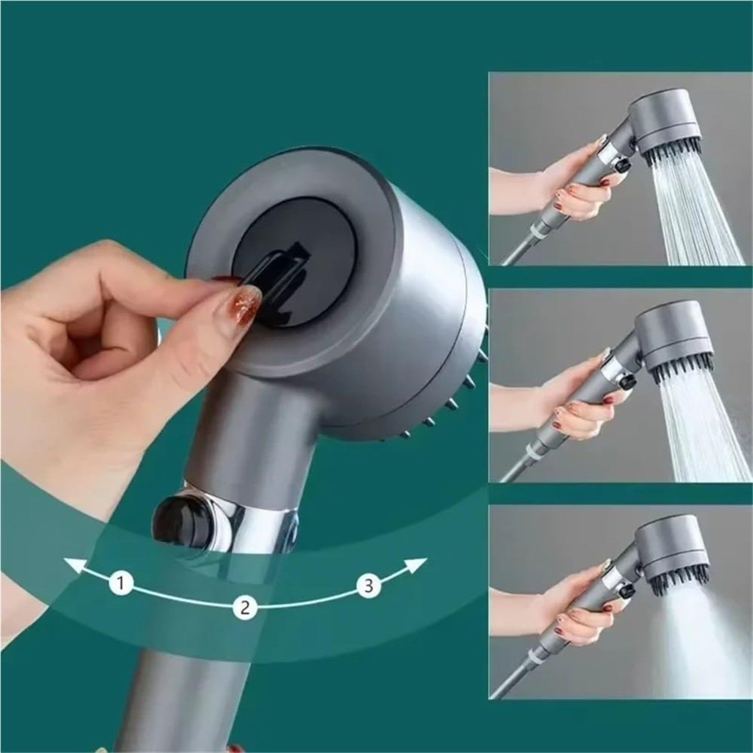 3 Modes Of Portable Shower Knobs Replacement Parts And 8 Shower Filters