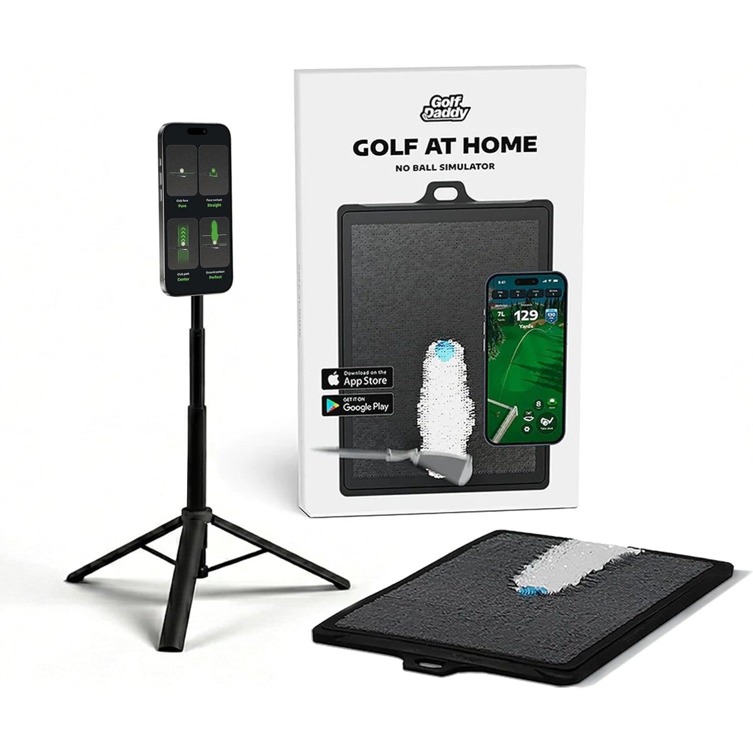 Golf at Home Simulator, AI Swing Analyzer & No Ball Practice,Real-Time Feedback