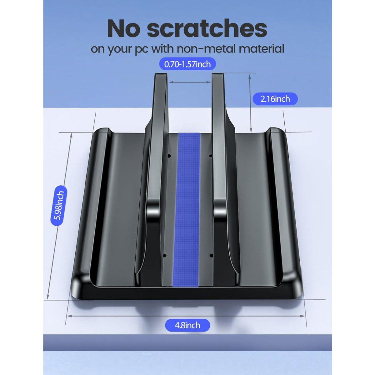 Vertical Laptop Stand Holder Adjustable Desktop for All MacBook Pro Air,Mac
