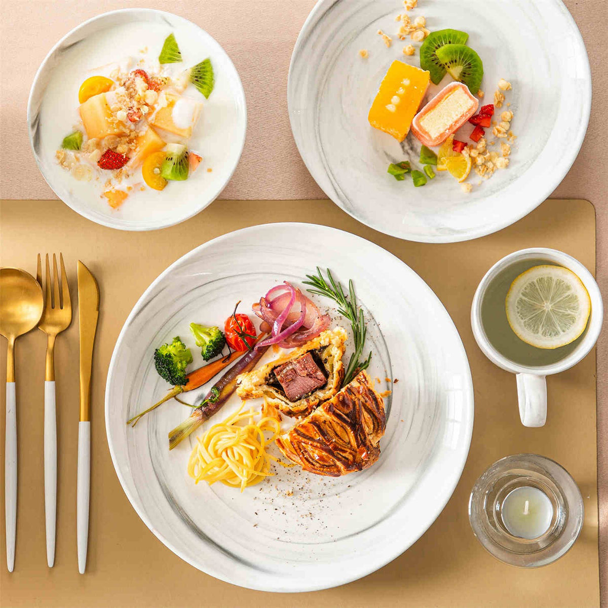 Clay 16 Piece Dinnerware Set